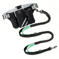 Hands Free Running Dog Leash Waist Pouch