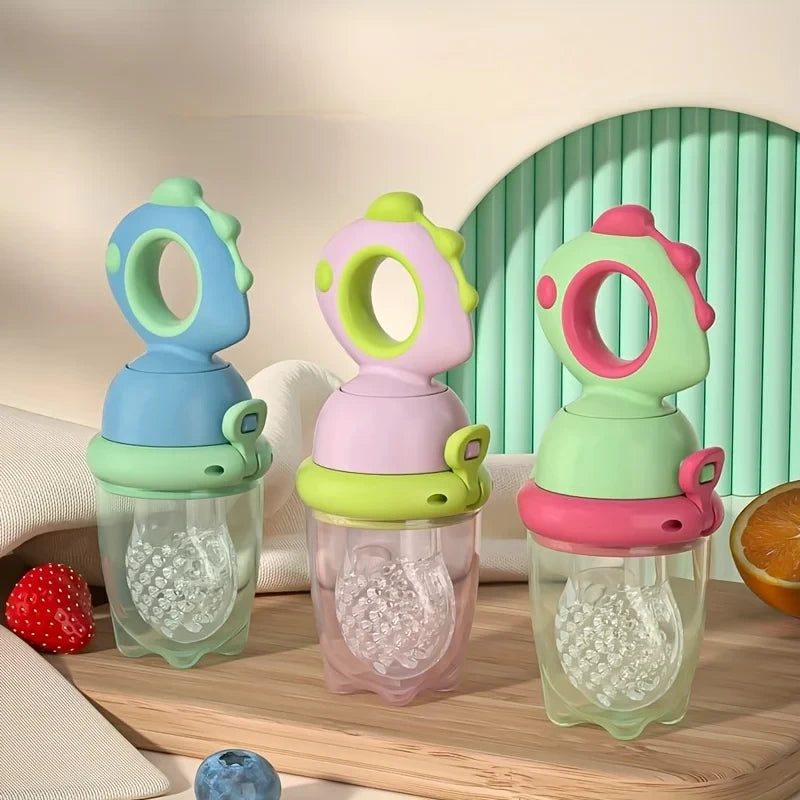 Silicone Dinosaur Baby Fruit Feeder