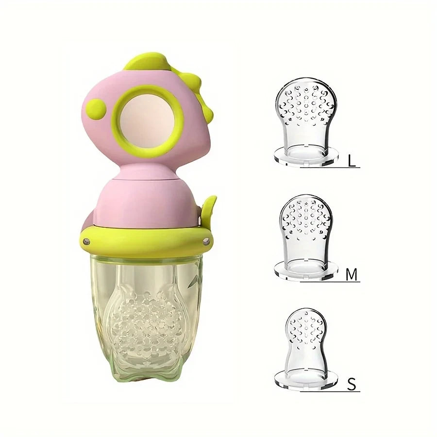Silicone Dinosaur Baby Fruit Feeder