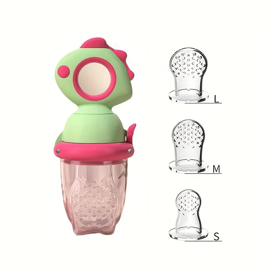 Silicone Dinosaur Baby Fruit Feeder