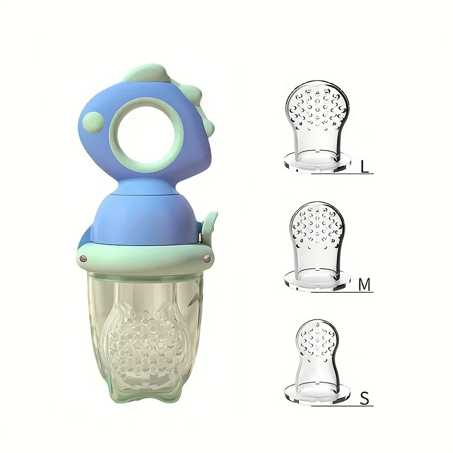 Silicone Dinosaur Baby Fruit Feeder