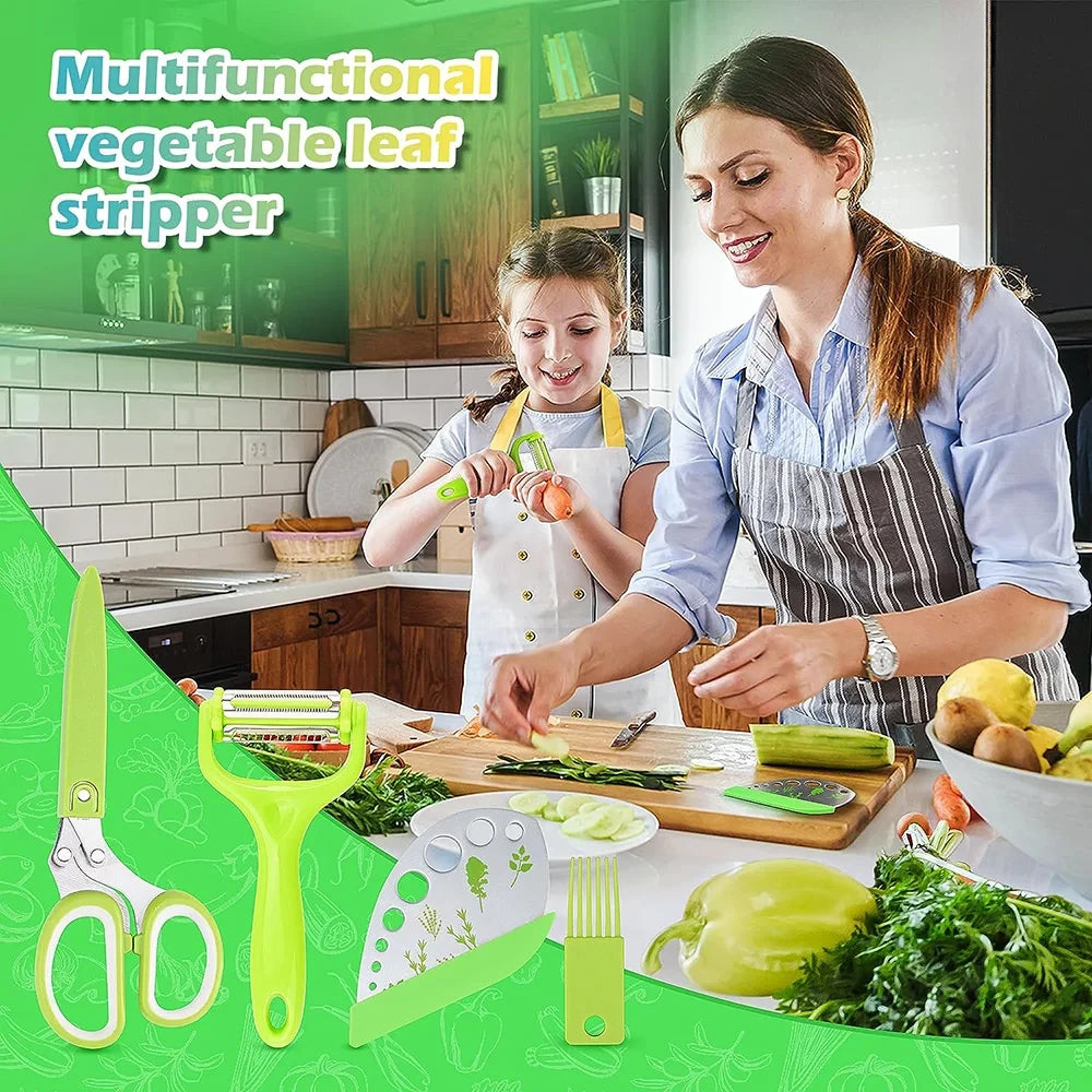 Stainless Steel Multi-Blade Herb Scissors