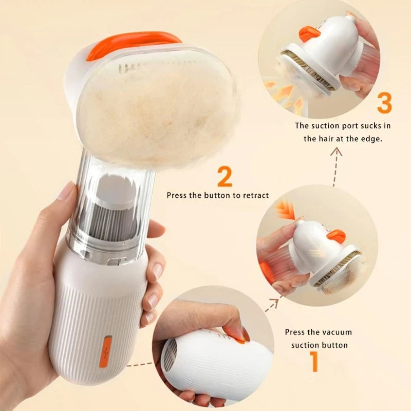 Battery Operated Pet Deshedding Brush