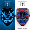 Glowing Neon LED Party Mask