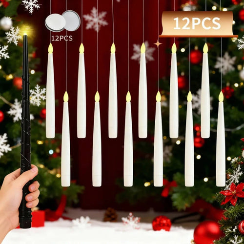 Floating LED Magic Wand Candles