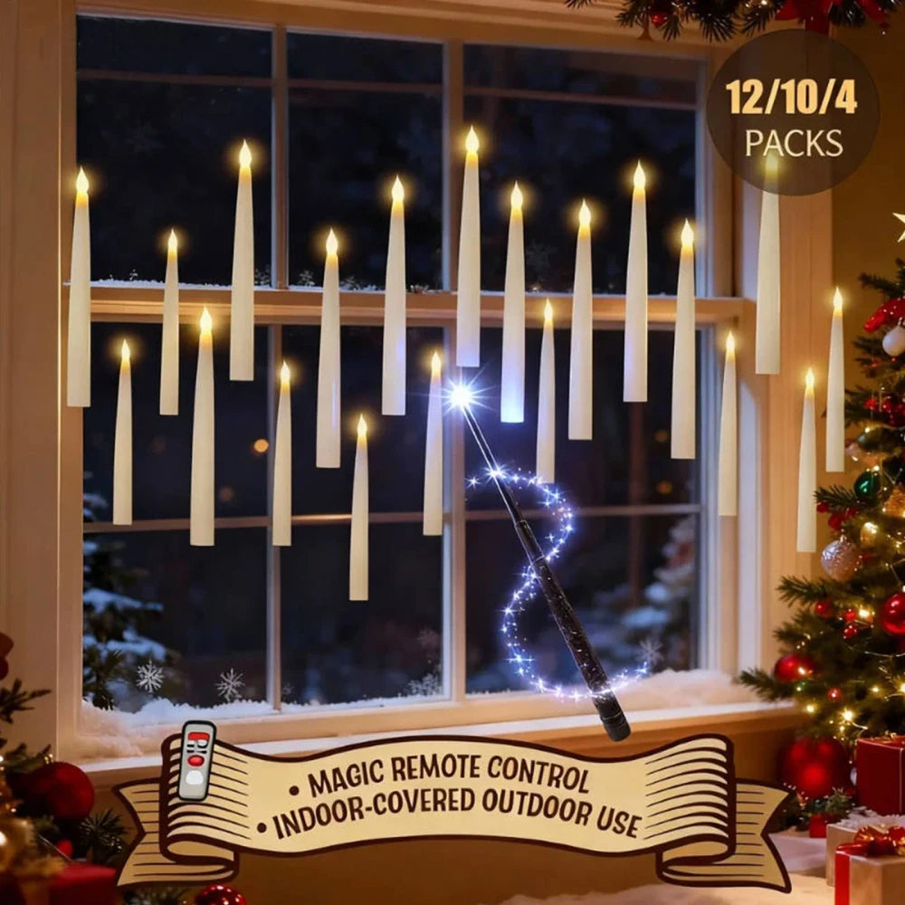 Floating LED Magic Wand Candles
