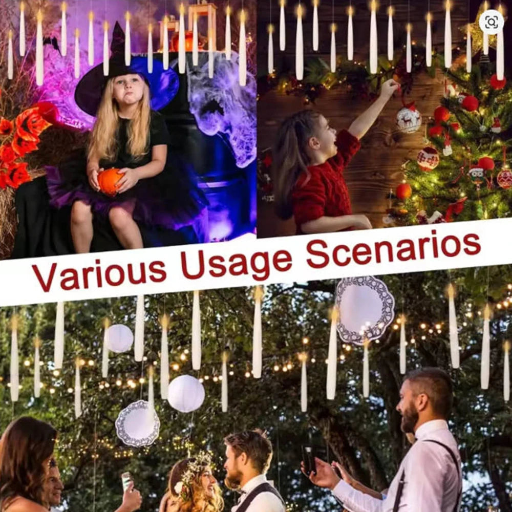 Floating LED Magic Wand Candles