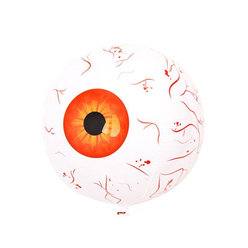 Spook-tacular Halloween Eyeball Balloon - Inflatable Decor for Your Haunted Celebration!